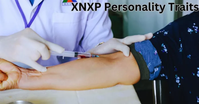 a person getting a blood sample from a person