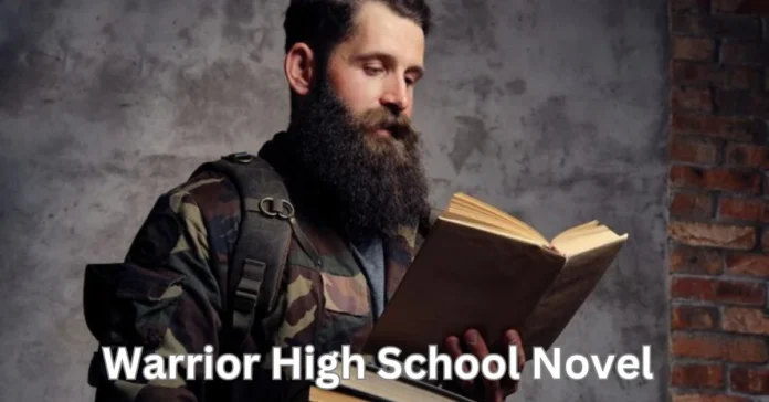 a person with a beard reading a book warrior high school novel
